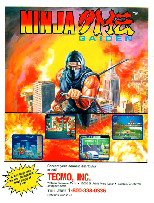 Ninja Gaiden (US) Game Cover